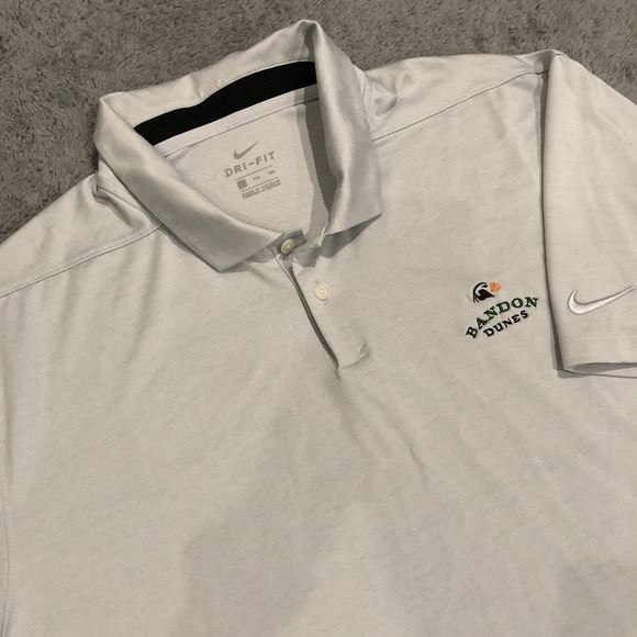 Nike Dri Fit‎ Bandon Dunes Tufted Puffin Men's 2XL Performance Golf Polo Shirt - Picture 1 of 10